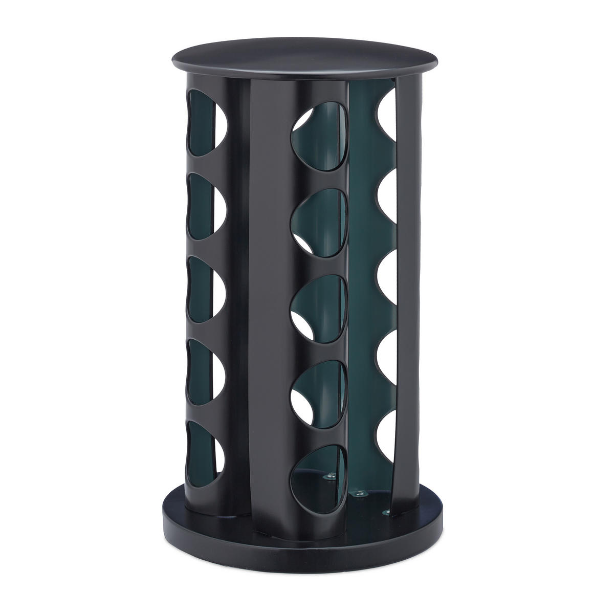 21-DIELNY stojan na korenie - viacfarebná, kov/sklo (19/33.5/19cm) - Relaxdays