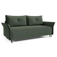SOFA Dunkel Olive Aszton Mit Dünnen Armlehnen - Grün, Naturmaterialen/Textil (235/100/86cm) - Sepro Meble