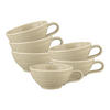 TEETASSEN Terra Erdbraun 140 ml 6er Set - Beige, Keramik (0.14L) - Seltmann Weiden