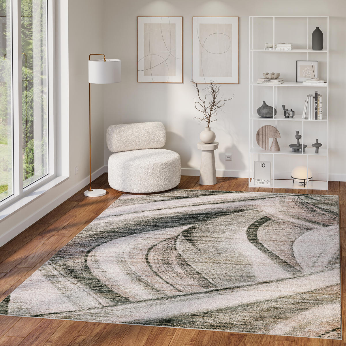 TEPPICH COMO Beige 200/300 cm - Beige, Kunststoff (200/300cm) - Tapiso