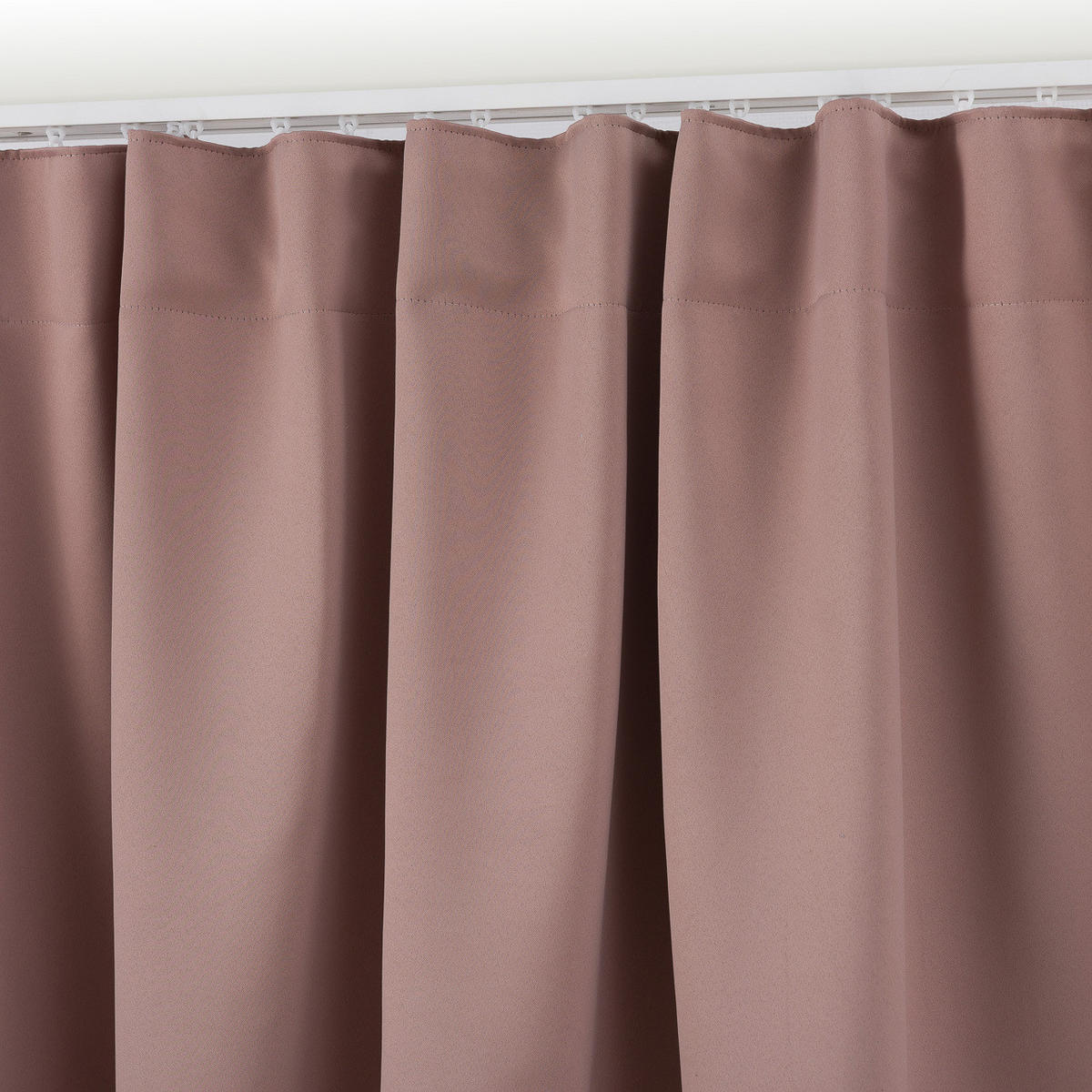 VERDUNKELUNGSVORHANG mit Schlaufenband 140x280 cm puderrosa - Rosa, Textil (140/280/1cm) - Dekoria
