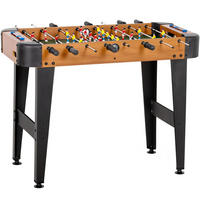 TISCHFUSBALL DE-18856 22 Spieler, 360°-Stangen Braun - Braun, Holzwerkstoff (75/92cm) - ComfortXL