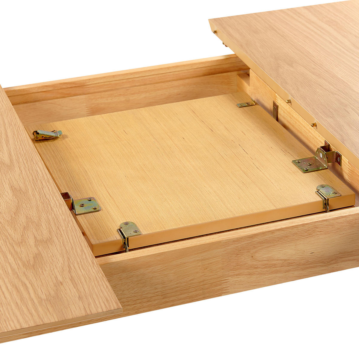 JÍDELNÍ STŮL 150-190/90/75 cm Světle hnědý Obdélníkový Madox - světle hnědá, kompozitní dřevo (150/90/75cm) - Beliani