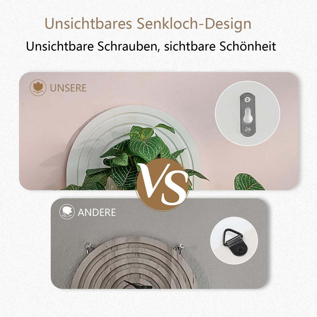 WANDBOARD Aus Holz, 2 Stück - Weiß, Holz (18/35/13.1cm) - Kaket