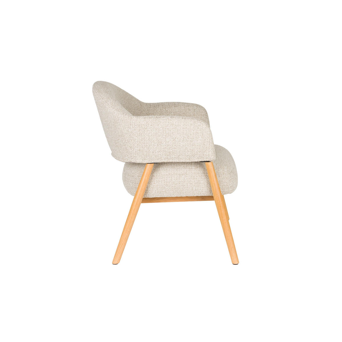 SESSEL Indy Hellgrau/ Beige - Beige, Textil (64/76.5/66.5cm) - Housecraft Living