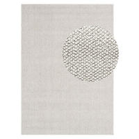 TEPPICH CALMA silber modern 140/200 cm - Silberfarben, Textil (140/200cm) - Tapiso