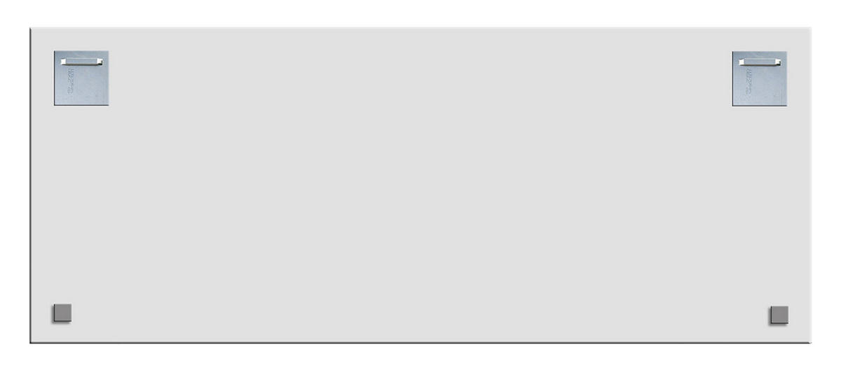 GLASBILD 125x50 cm Blumen schwarz gold - Anthrazit, Glas (125/50cm) - artissimo