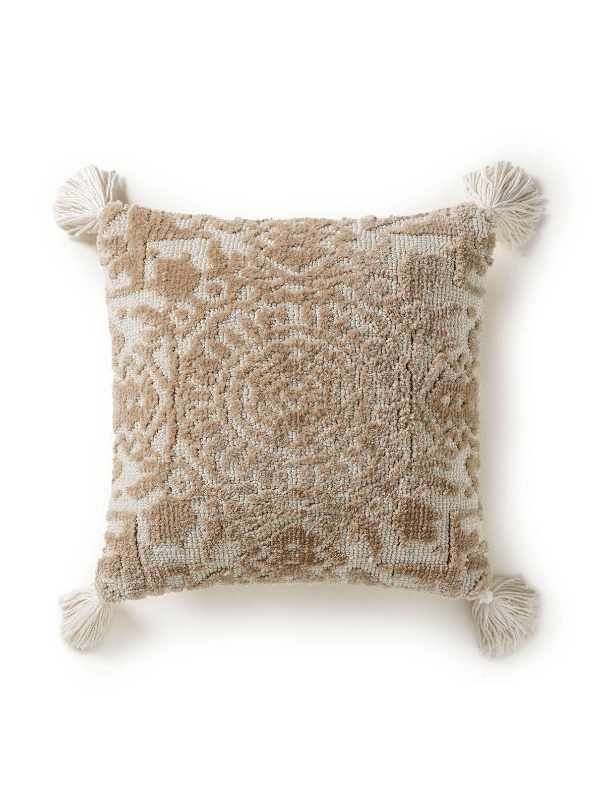 KISSENBEZUG Elias Beige 45x45 cm - Beige, Textil (45/45cm) - benuta Nest