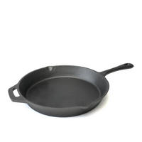 GUSSEISENPFANNE 30 cm - Schwarz, Metall (30cm) - Intirilife