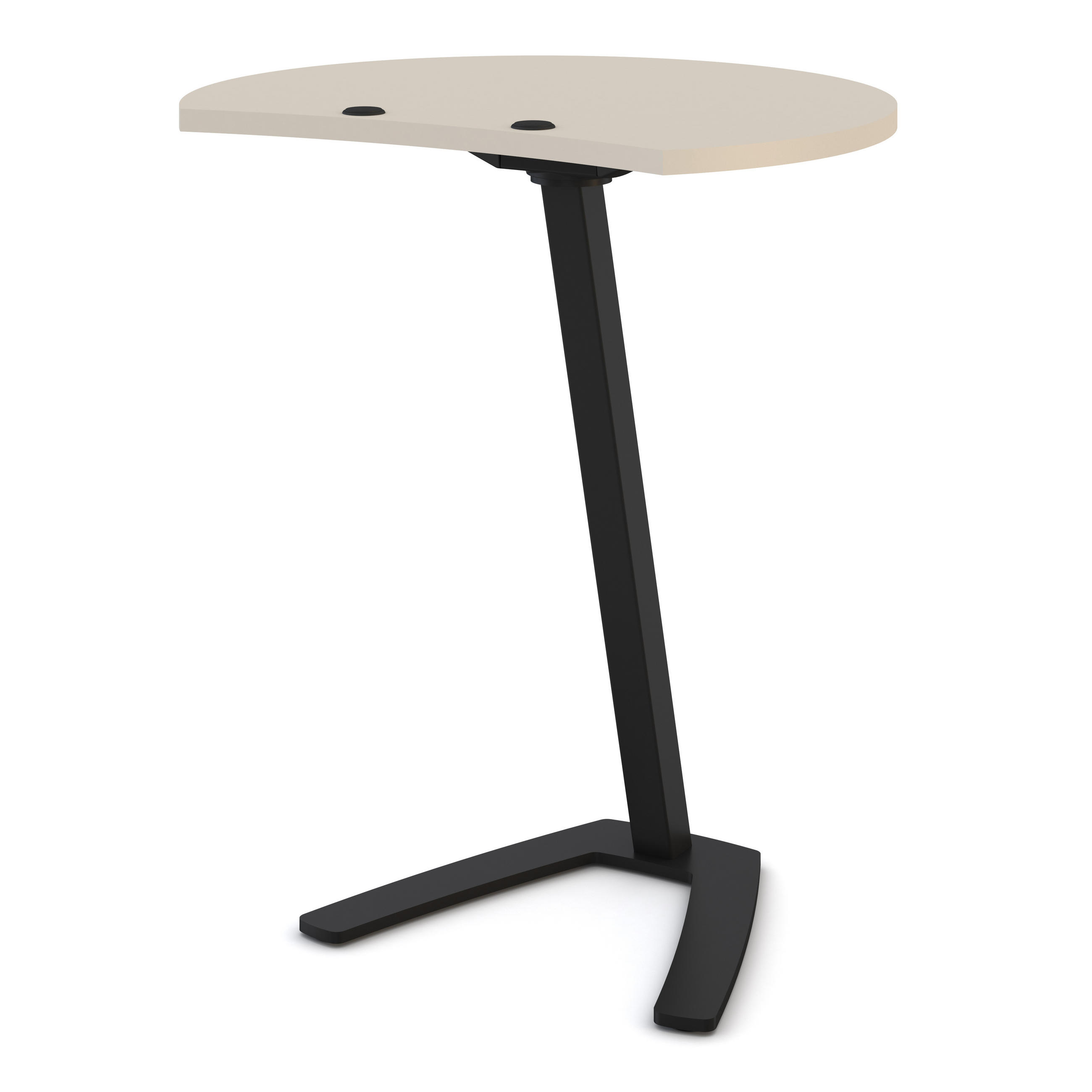 STEHTISCH Laptoptisch Pontis Grau - Grau, Holz/Metall (50/60/72cm) - ASSMANN