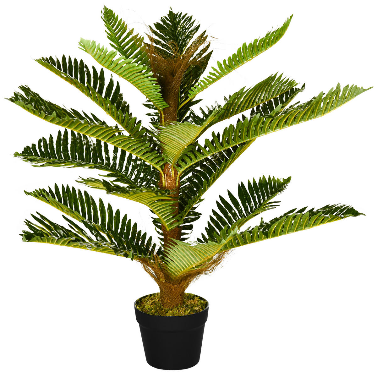 KUNSTBAUM Grün realistisch 85 cm mit Topf - Grün, Kunststoff (85cm) - PANGIVO