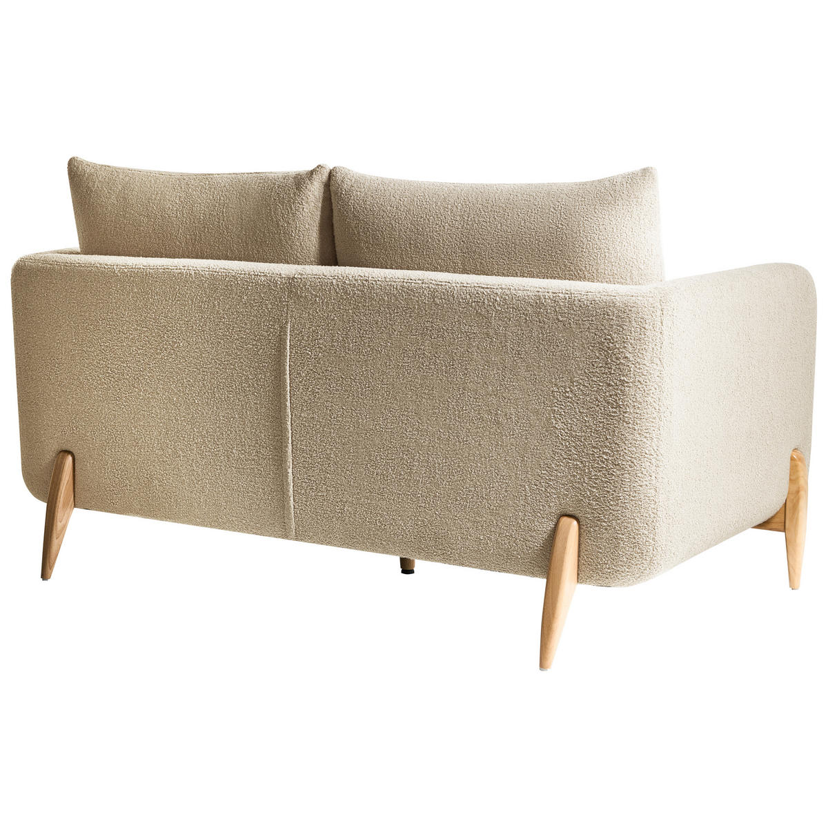 POHOVKA 2-místná Bouclé Béžová Gimo - světle hnědá, textil (149/83/80cm) - Beliani