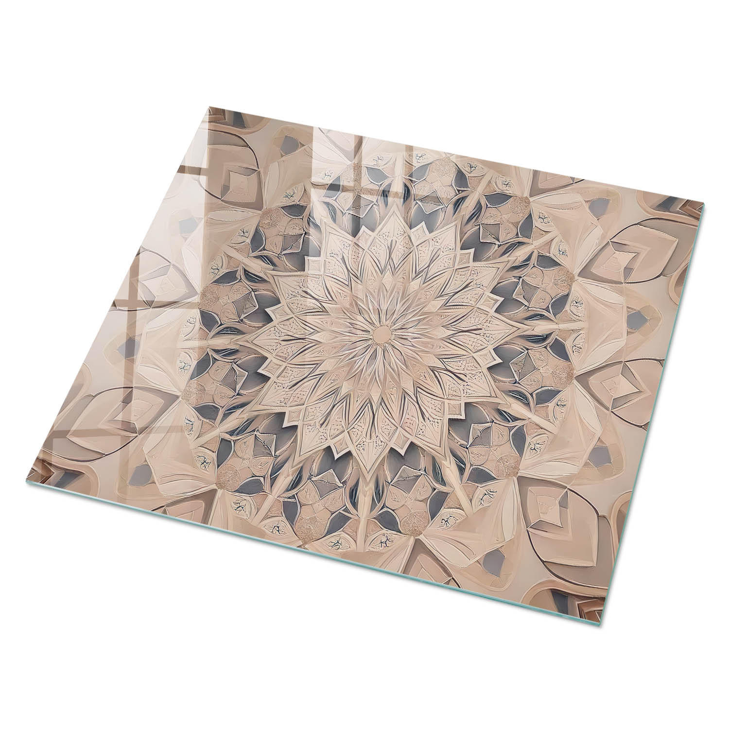 ArtPrintCave Glasplatte Grau 80x60x0.4 cm