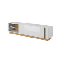 TV-LOWBOARD ARCADE Weiß 188x40x46 cm - Weiß, Holzwerkstoff (188/46/40cm) - FURNLUX