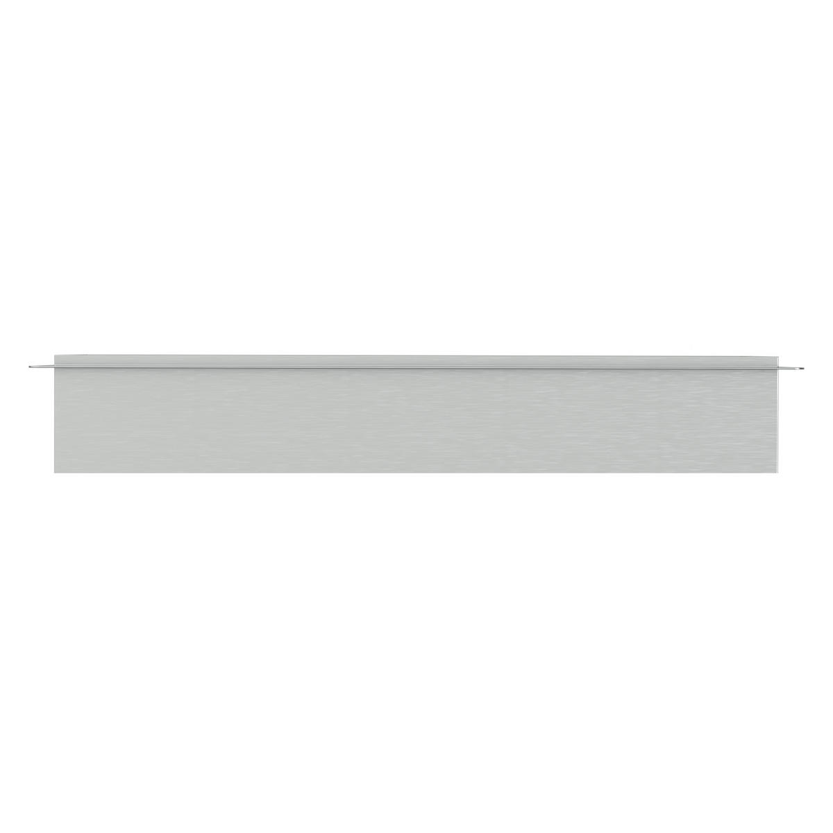 DUSCHNISCHE Silber 60/30 cm - Silberfarben, Metall (34/10/64cm) - LuxeBath