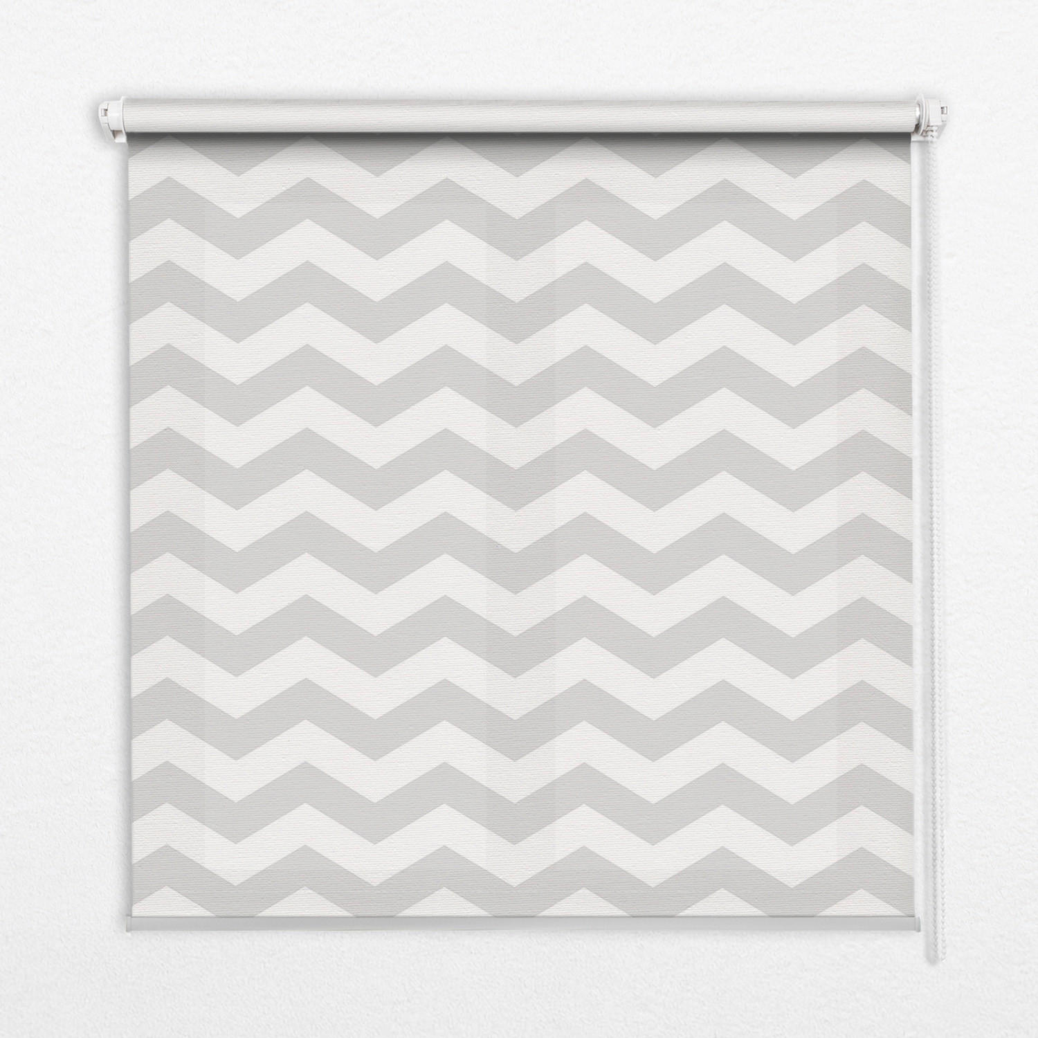TULUP VNITŘNÍ roleta - okenní roleta - roleta - 100x100 cm - Šedé klikaté čáry