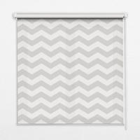 VNÚTORNÁ roleta - okenná roleta - roleta - 80x140 cm - Sivé cikcaky - sivá, plast (80/140/0.5cm) - TULUP