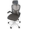 BÜROSTUHL SmartSeat Anthrazit - Anthrazit/Silberfarben, Kunststoff/Textil (70/142/70cm) - Clouvou