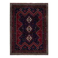 TEPPICH Afshar Blau 241/176 cm Schurwolle - Blau, Textil (176/241cm) - Looma