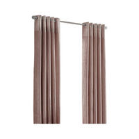 ÖSENVORHANG Nova blickdicht 2er-Set, 229/183 cm - Altrosa, Textil (228/182cm) - Homescapes