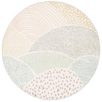 KINDER TEPPICH SOFTSTAR KIDS FANTASY RUND - Multicolor, Textil (120/120cm) - Pergamon