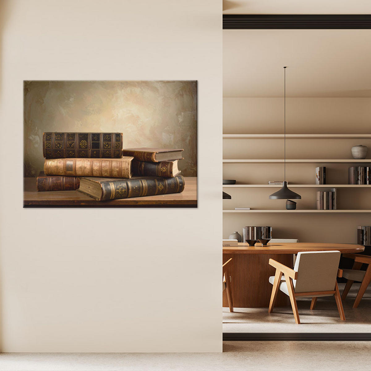 LEINWANDBILD Hobby und Bildung 60x40cm - Braun, Textil (60/40cm) - Feeby