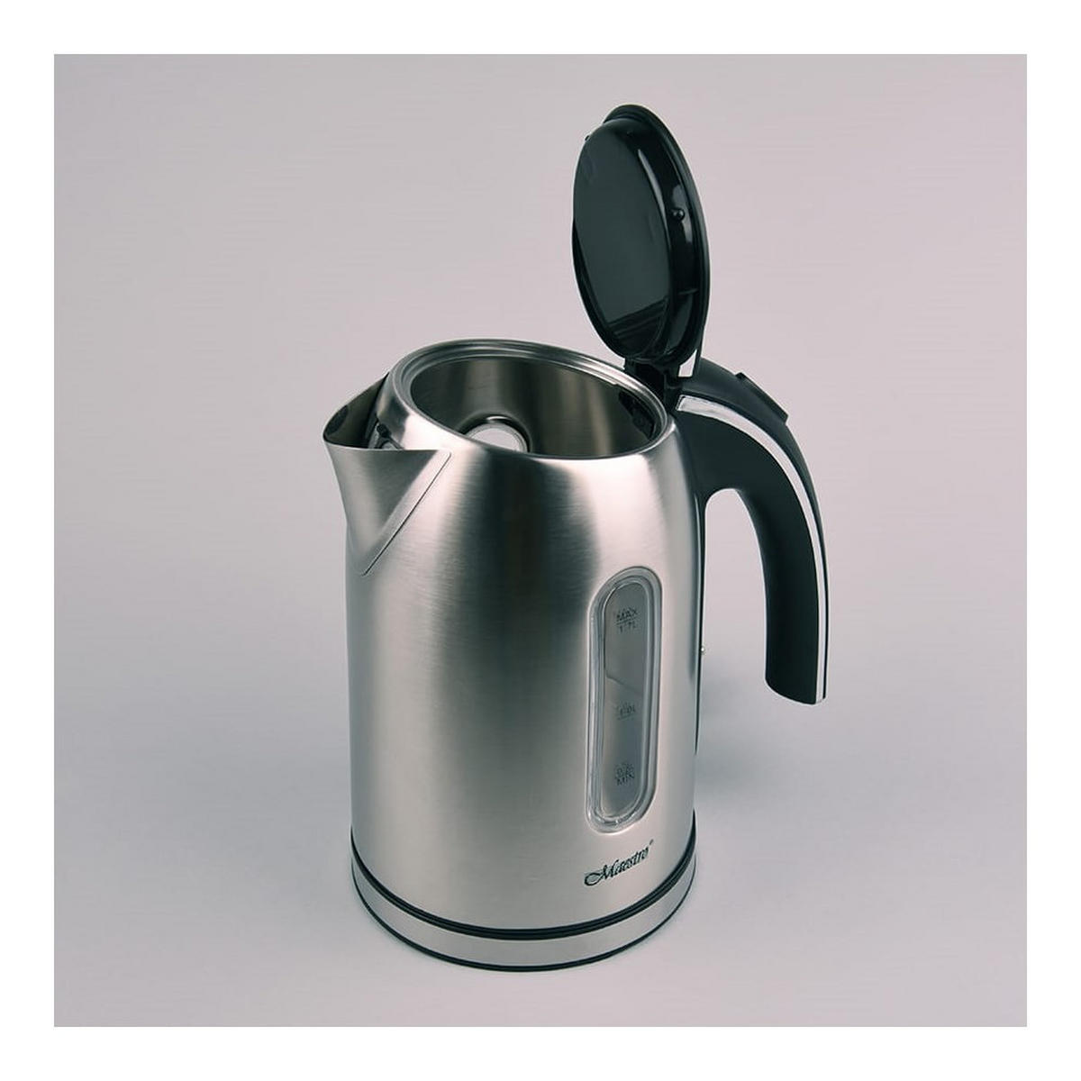 WASSERKOCHER ELEKTRISCH Silber 15/15/24 cm MR059 - Silberfarben, Metall (15/24/15cm) - Maestro 