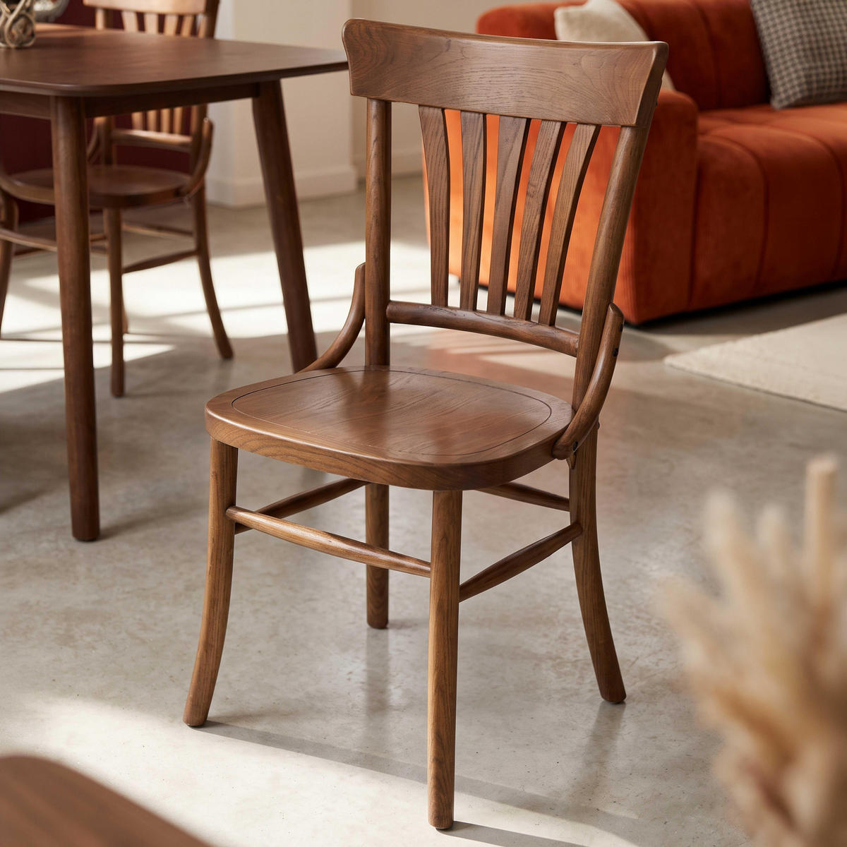 STÜHLE 2-tlg., Holz - Eichefarben, Holz (46/84/43cm) - Oviala