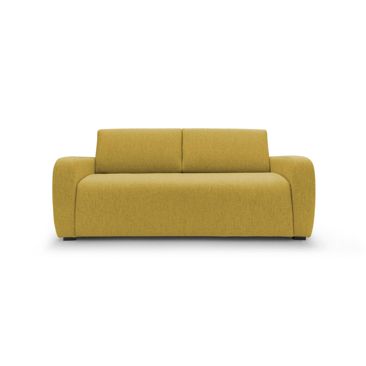 SCHLAFSOFA Duna - Gelb, Textil (215/93/100cm) - Divani.store