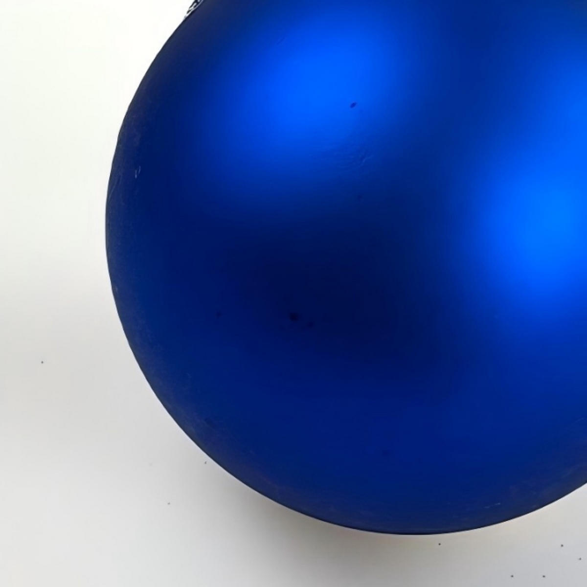 50XWEIHNACHTSKUGELN - Blau, Kunststoff (6/7/6cm) - Relaxdays