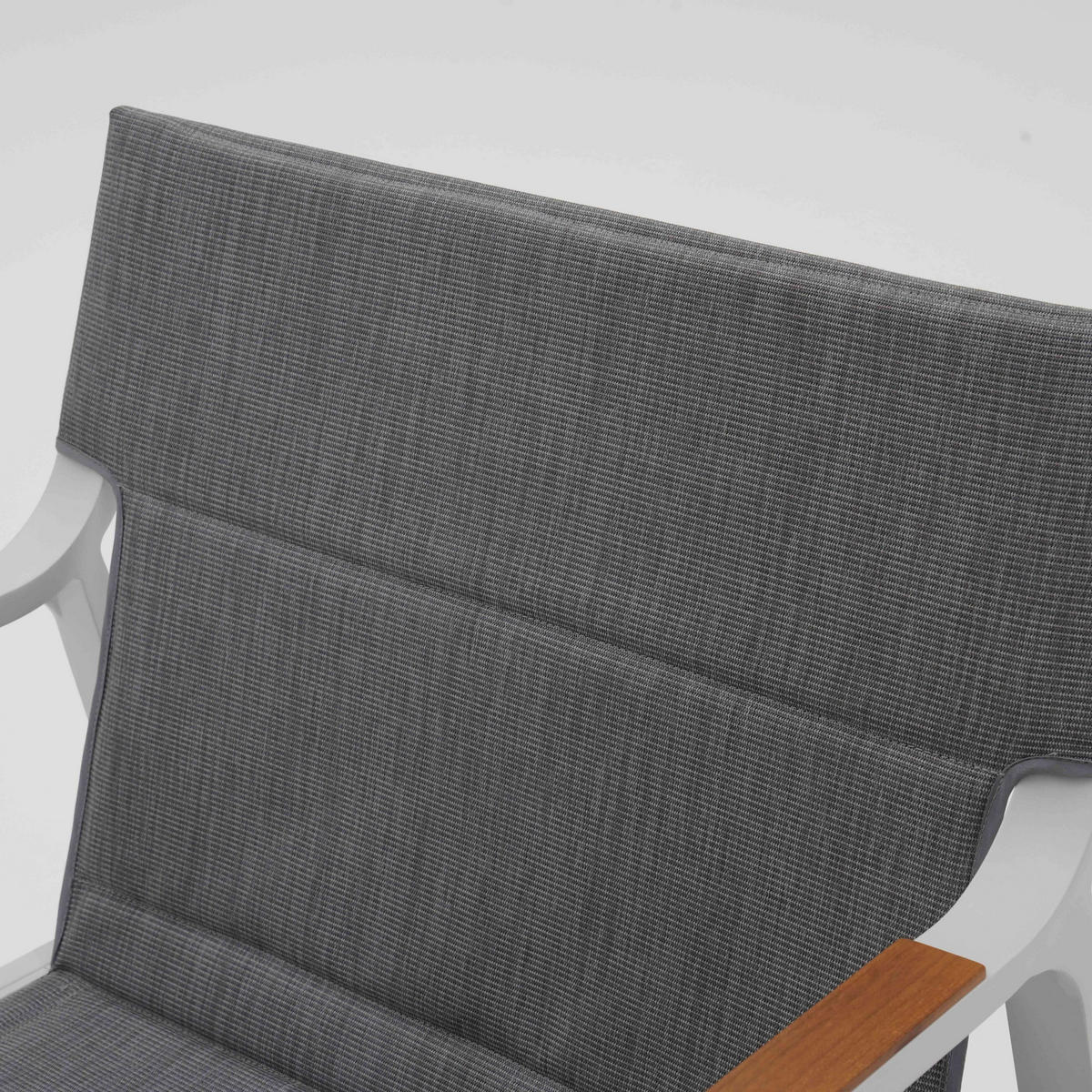 GARTENSET 4-tlg., Weiß - Weiß, Metall - Oviala