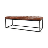 BANK AVOLA Braun 140x45x45 cm - Braun, Metall (140/45/45cm) - FURNLUX