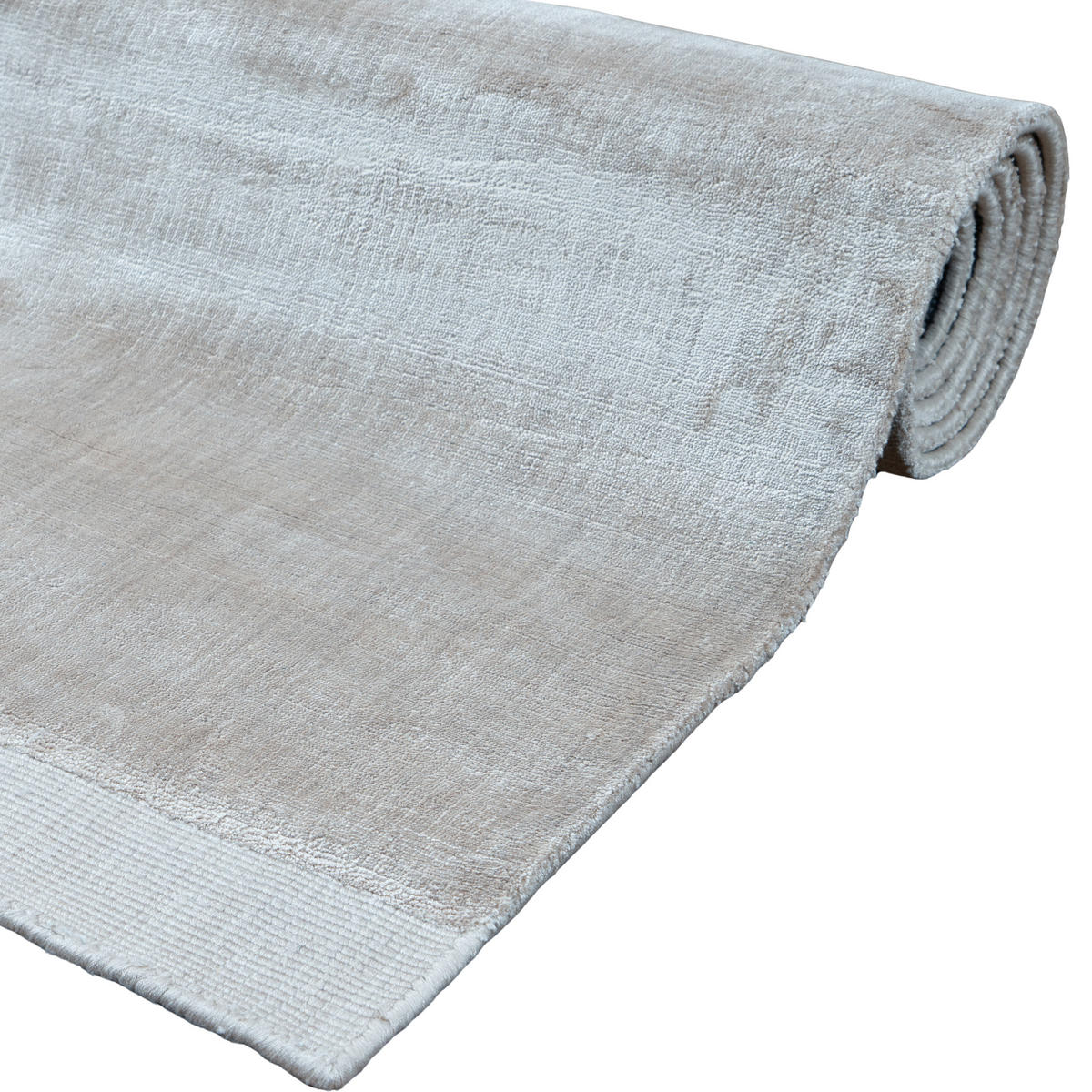 TEPPICH VISKOSE HANDGEWEBT BAMBOO 160/230 Beige - Beige, Naturmaterialien (160/230cm) - Consilio Concept