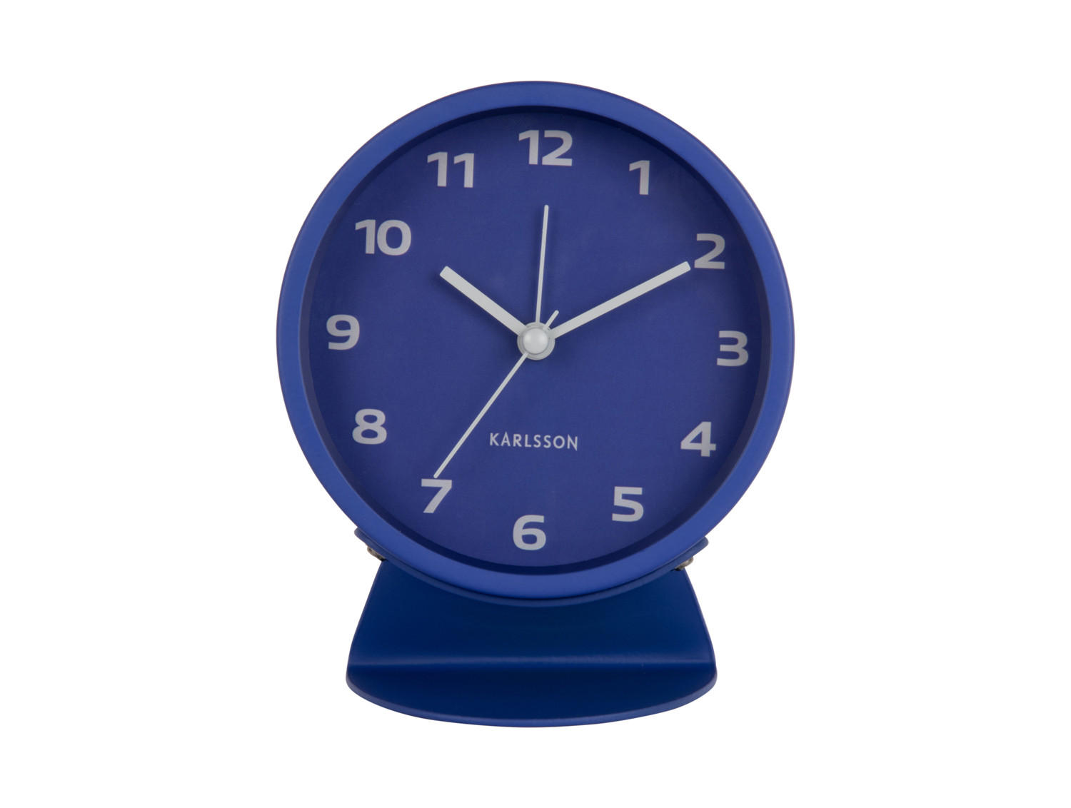 WECKER Cool Retro Blau 11/11/13 cm - Blau, Metall (11/13/11cm) - Karlsson
