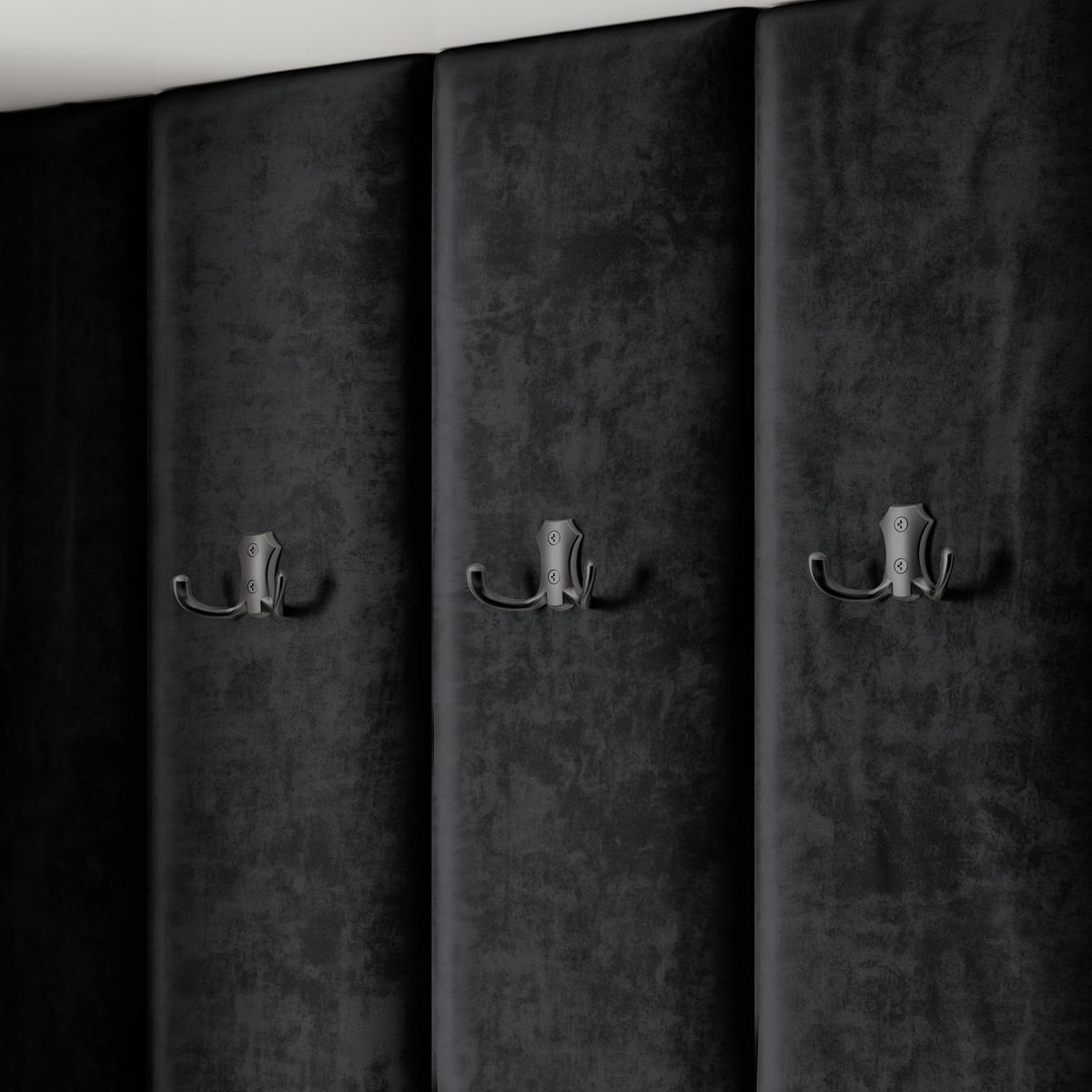 GARDEROBENSCHRANK REMA 200/240/60 cm Modern Eiche Wotan - Eiche Wotan/Schwarz, Holzwerkstoff (200/240/60cm) - MASSENO