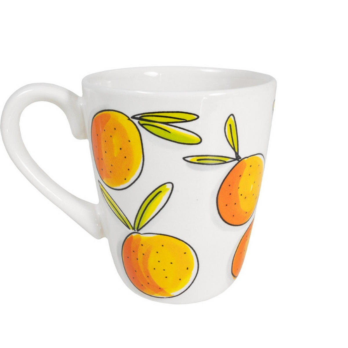 BECHER Taste Of Summer Orange in Bunt - 350 ml - Multicolor, Keramik (0.35L) - Blond Amsterdam