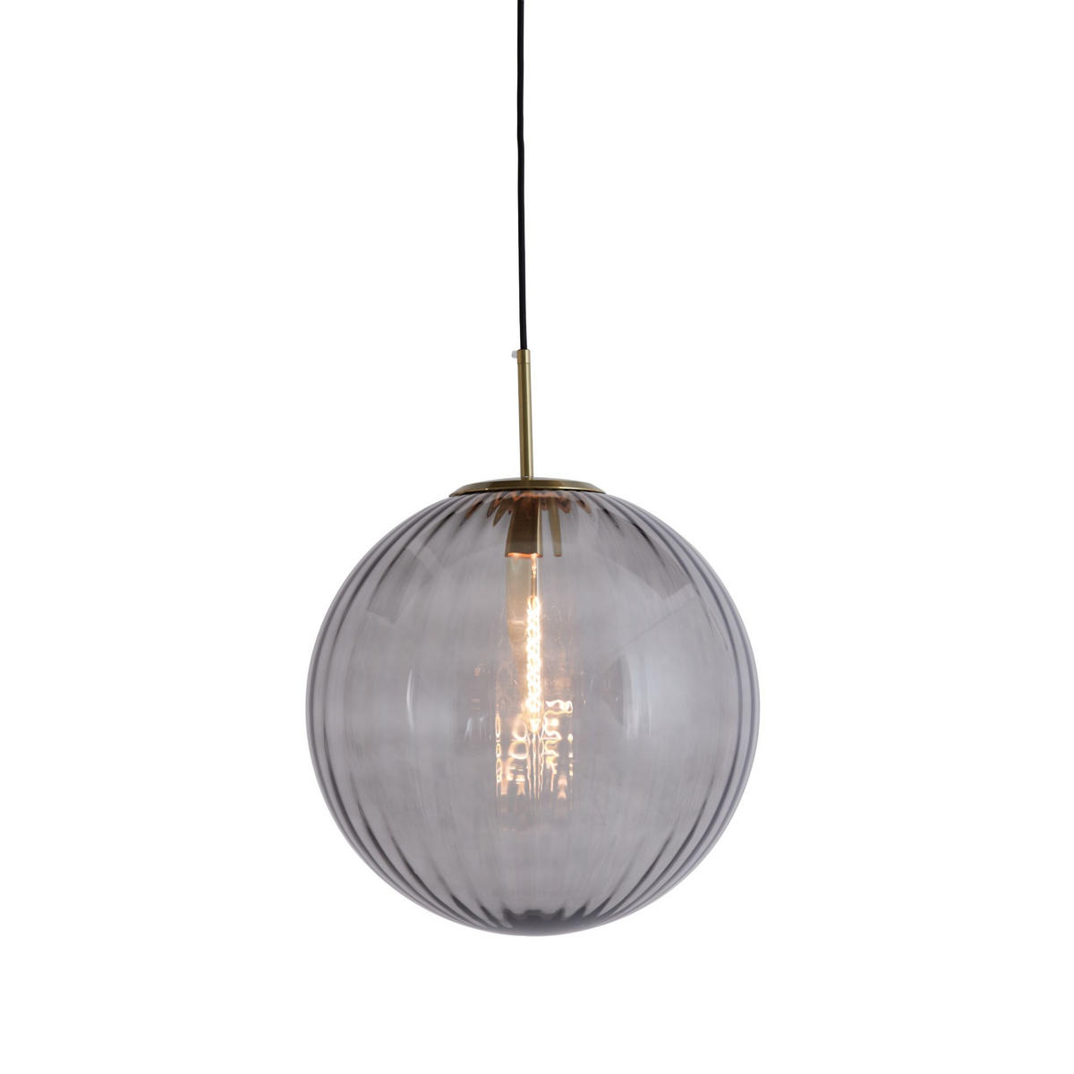 HÄNGELAMPE Magdala Grau Ø40/40 cm - Grau, Glas (40/40/40cm) - Light & Living