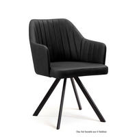 ARMLEHNSTUHL drehbar (6er-Set) Dhana 58x81x60 Schwarz/Anthrazit - Anthrazit/Schwarz, Kunststoff (60/81/58cm) - 58aufmkessel