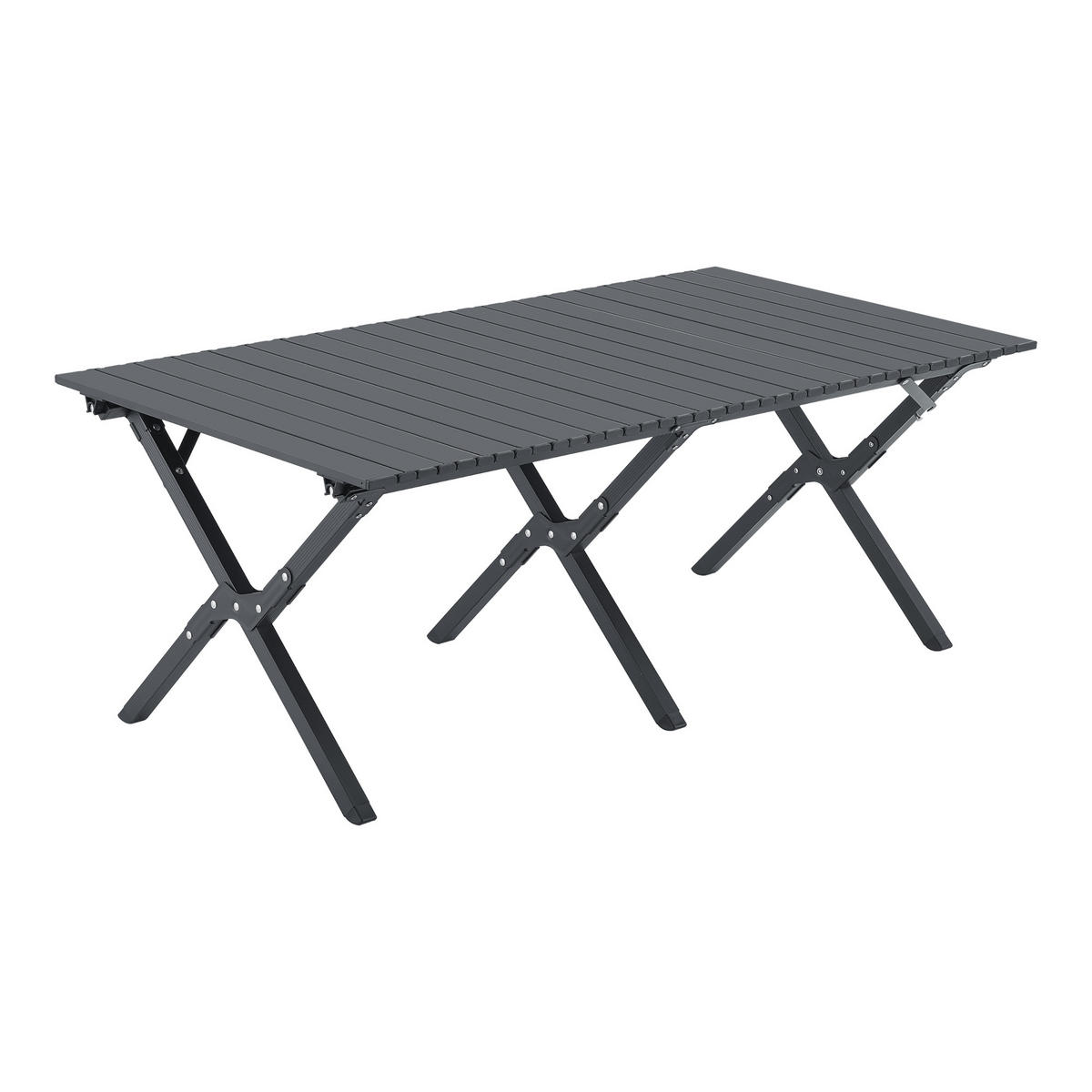GARTENMÖBEL-SET Botrugno 5 TLG. - Grau, Textil/Metall - casa.pro