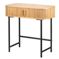 KONSOLENTISCH Rechteckig Braun 80 x 40 x 79 cm - Braun, Holz (40/80/79cm) - Nordlys