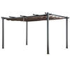 PERGOLA Cassis Taupe 300/400 cm - Braun, Textil (298.5/227/405cm) - Happy Garden