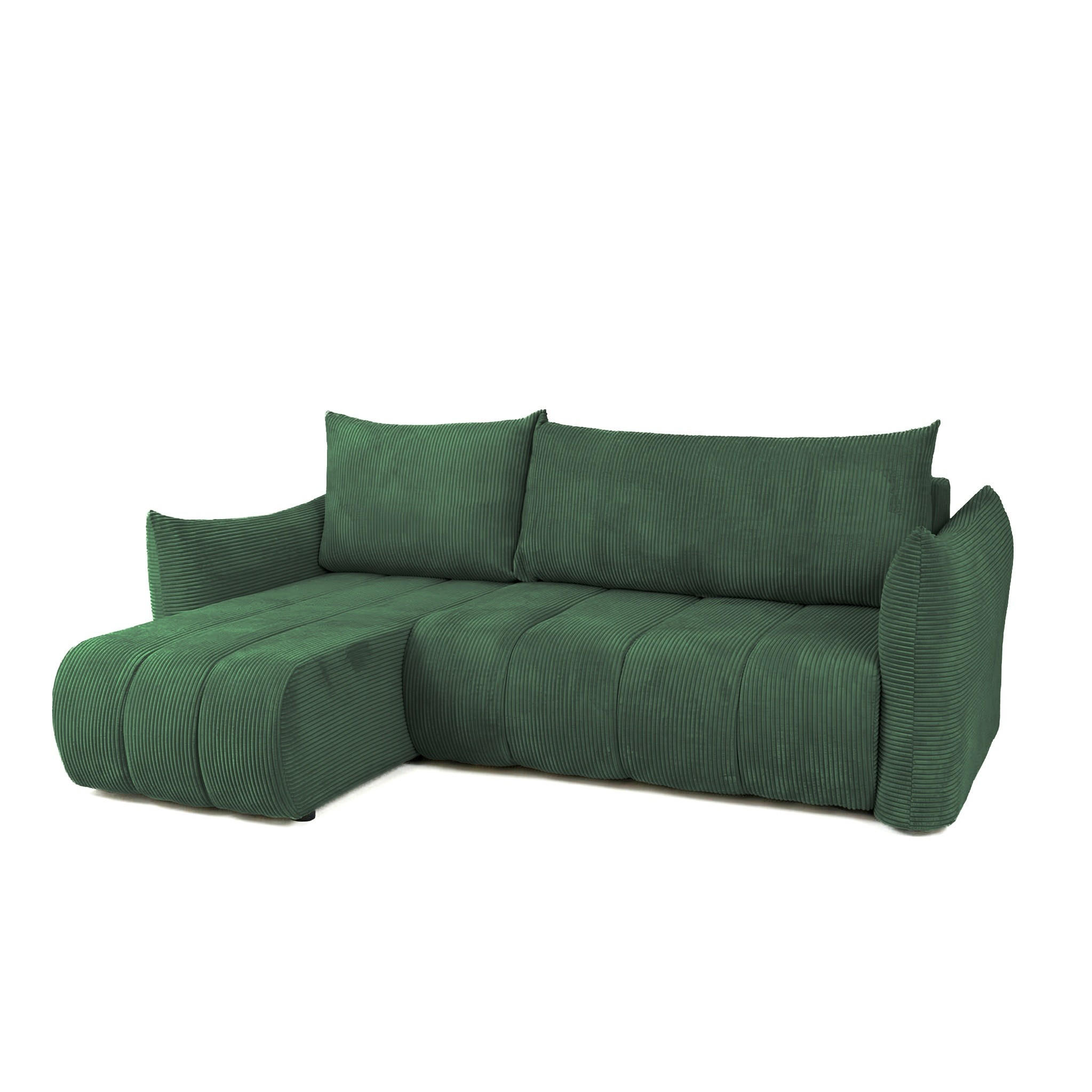 Fun Möbel Ecksofa Grün 226x154 cm