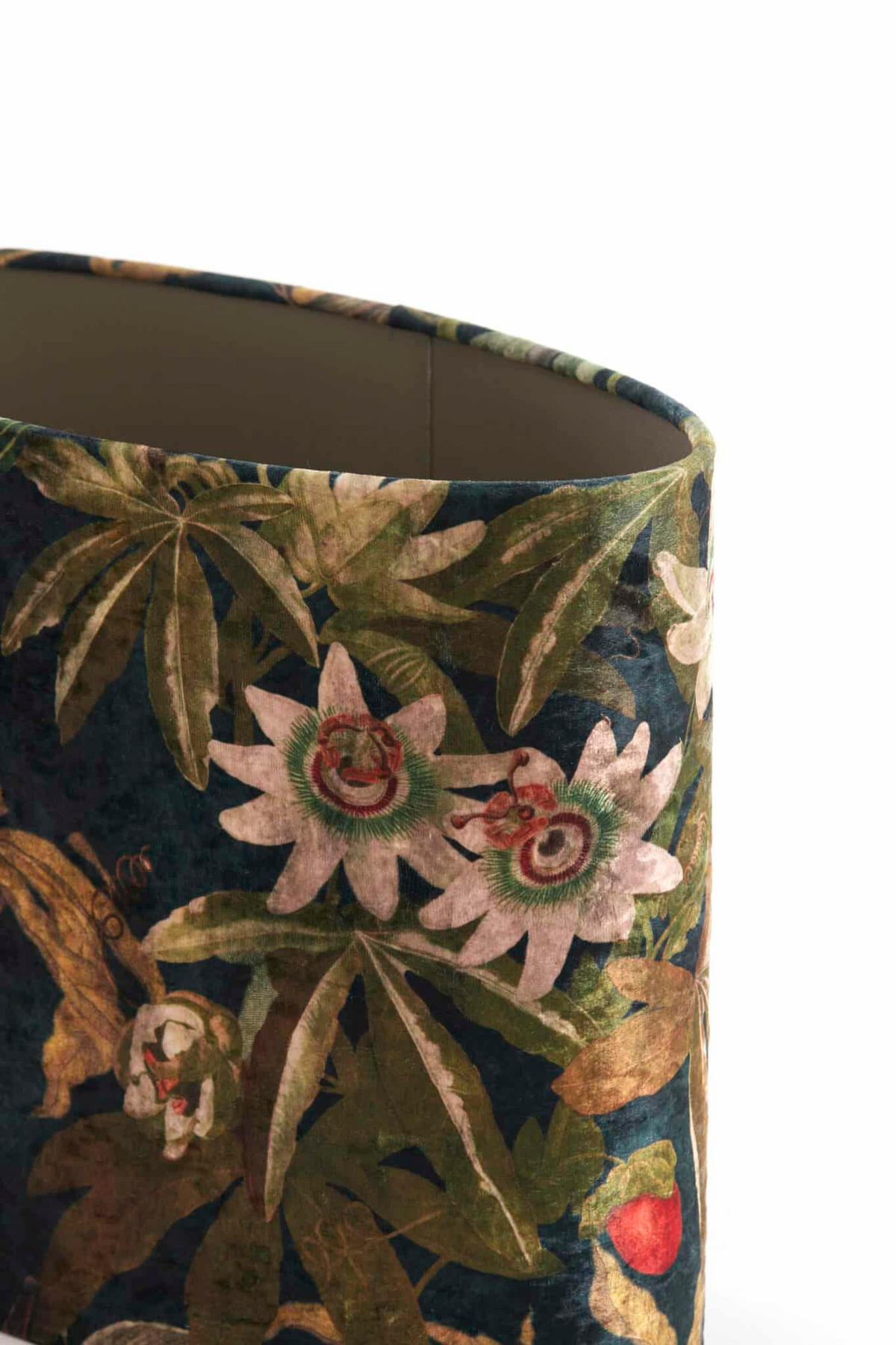 LAMPENSCHIRM Passion Grün 38/17.5/28 cm - Grün, Textil (38/17.5/28cm) - Light & Living