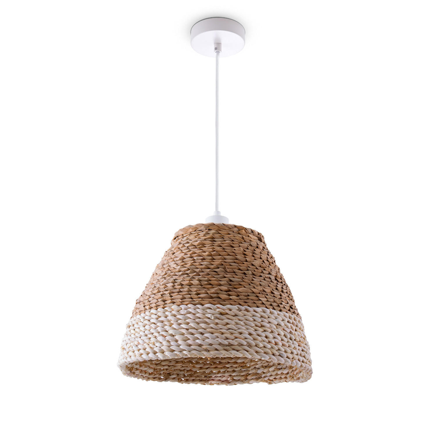 PENDELLEUCHTE Hugo Pd1 Basto - Weiß, Metall (25/25/24.5cm) - Paco Home