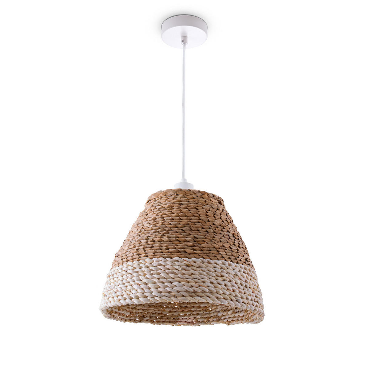 PENDELLEUCHTE Hugo Pd1 Basto - Weiß, Metall (25/25/24.5cm) - Paco Home