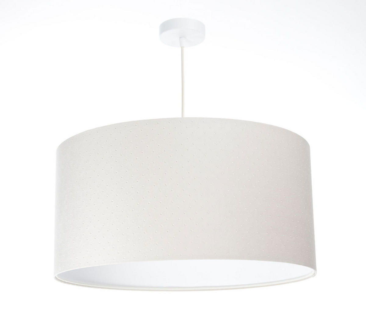 HÄNGELEUCHTE Weiß 60/30 cm - Beige/Weiß, Kunststoff (60/1.1/30cm) - ONZENO