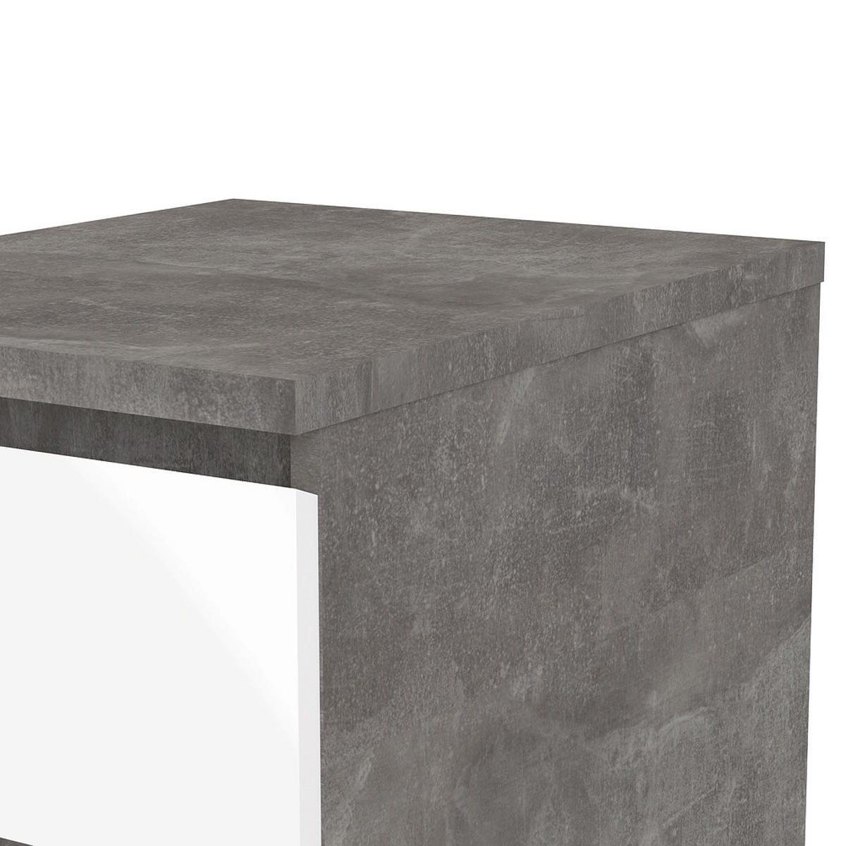 NACHTSCHRANK Beton - Grau, Holzwerkstoff (40/50/50cm) - ebuy24