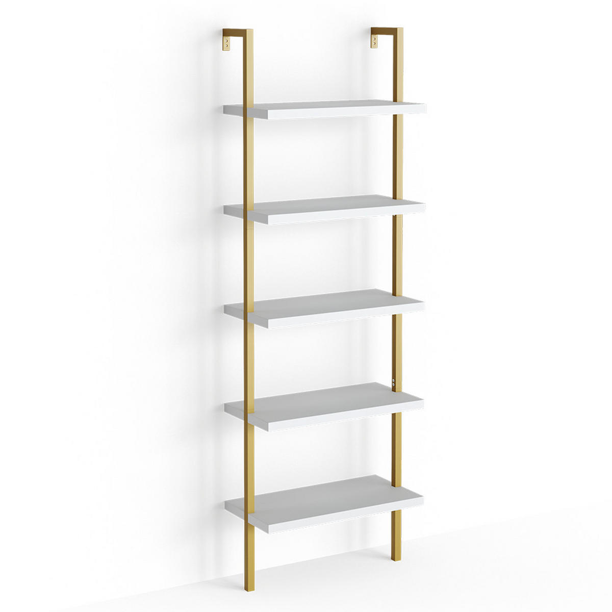 BÜCHERREGAL Ava Weiß 60 x 183 cm - Weiß, Holzwerkstoff (60/183/30cm) - Vicco
