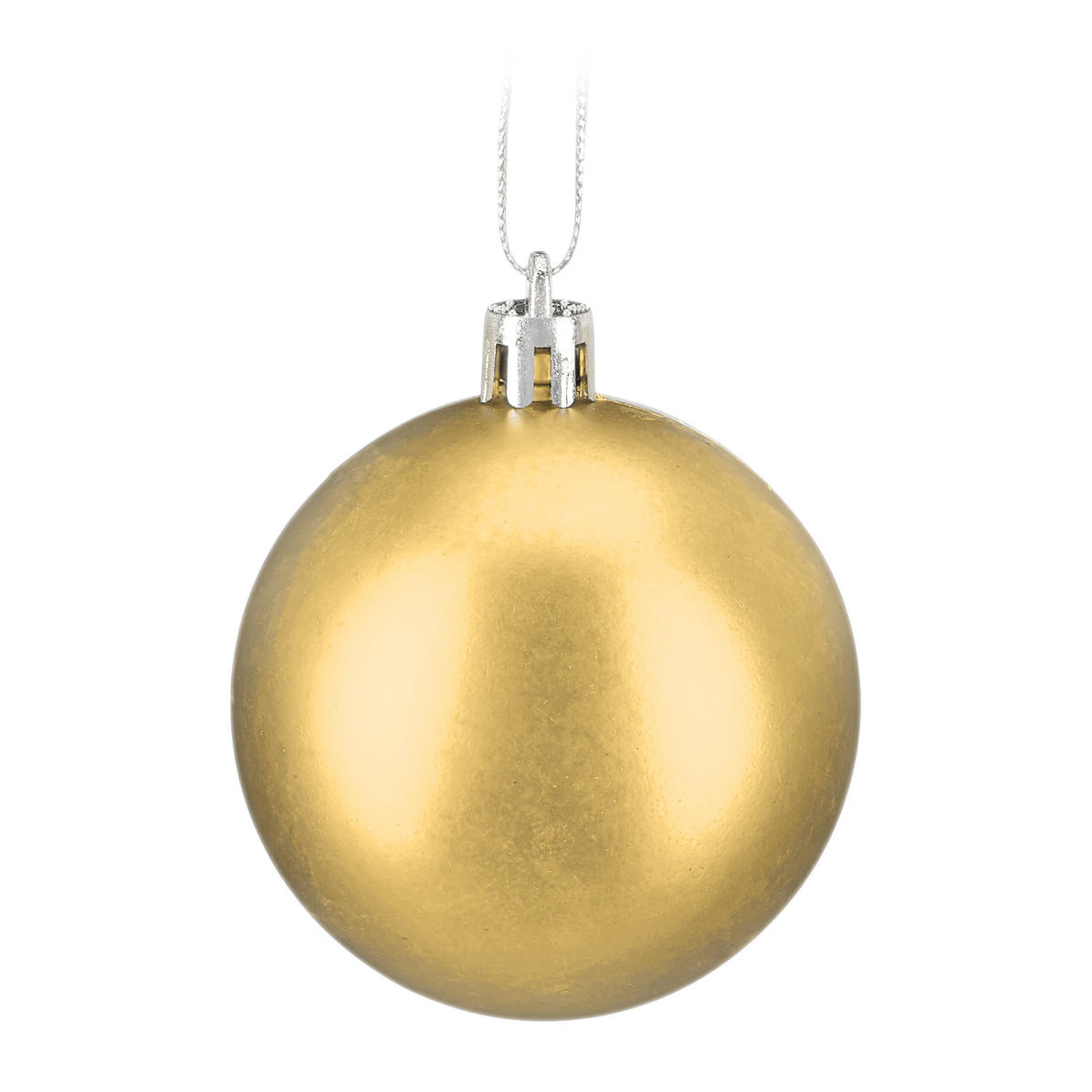 150-TLG.WEIHNACHTSKUGELN-SET - Goldfarben, Kunststoff (6/7/6cm) - Relaxdays