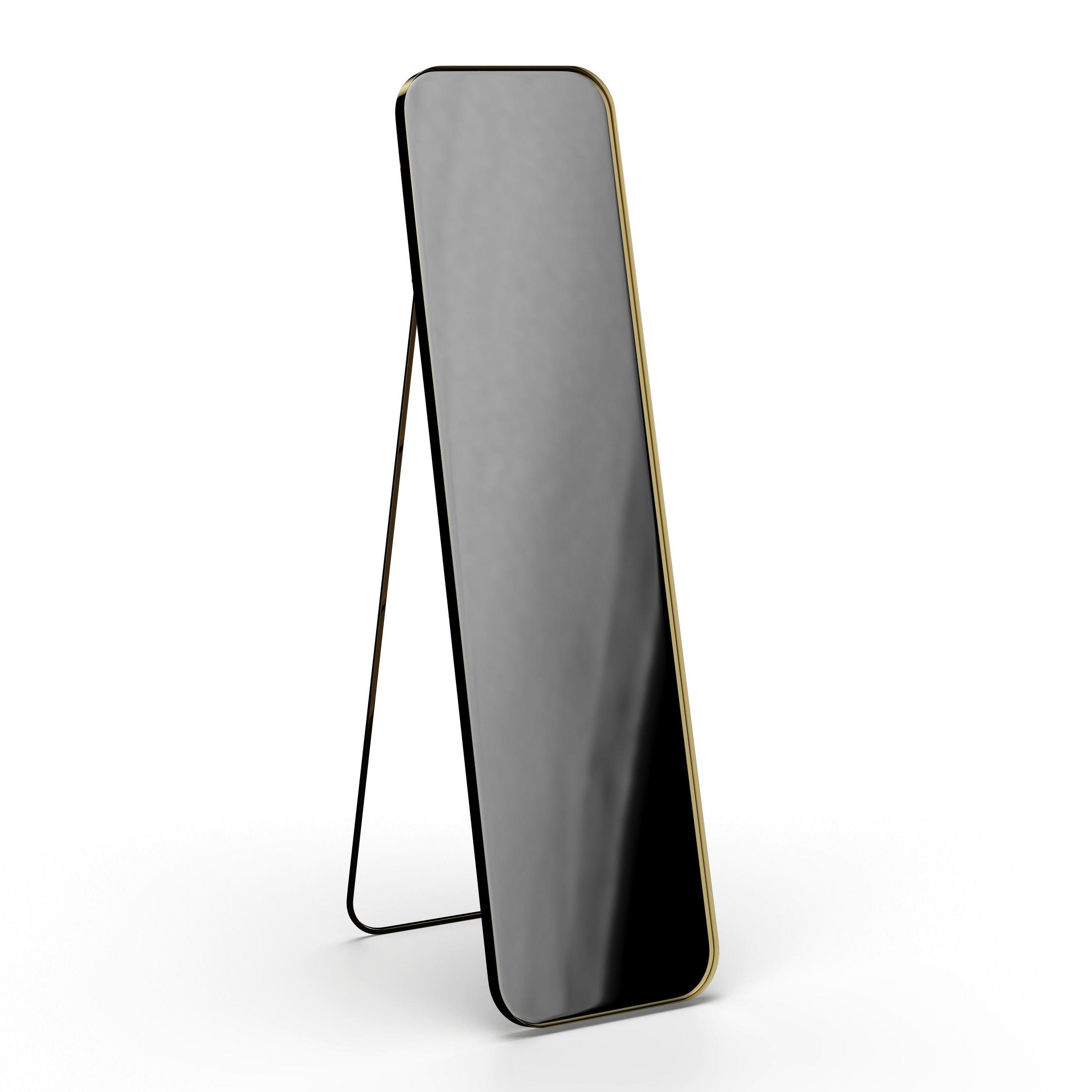 SPIEGEL Liv Gold ca. 41 /154 / 68,5 cm - Goldfarben, Metall (41/154/68.5cm)